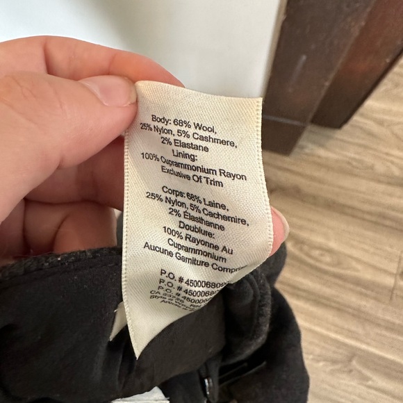 Cashmere Wool Wilfred Aritzia Grey Mini Skirt Babaton - Picture 5 of 9